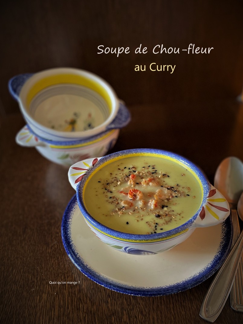 Soupe de chou-fleur au curry