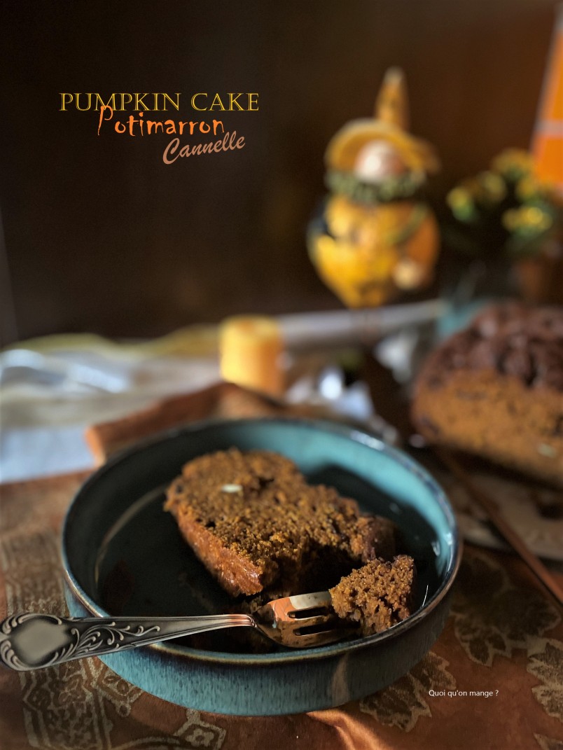 Pumpkin Cake Potimarron & Cannelle